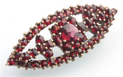 Granat Brosche - Weihnachtsauktion - Juwelen und Schmuck