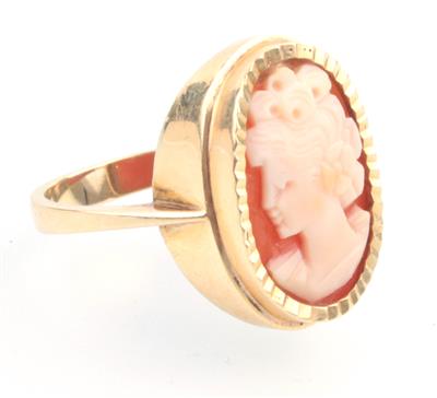 Muschelcameé Ring - Gioielli