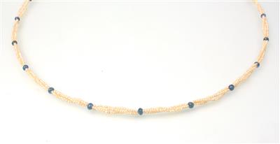 Grießperlen Halskette - Klenoty