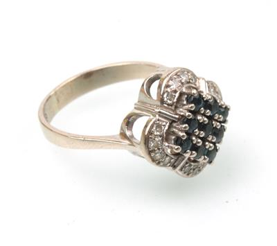 Diamant-Saphir Ring - Jewellery