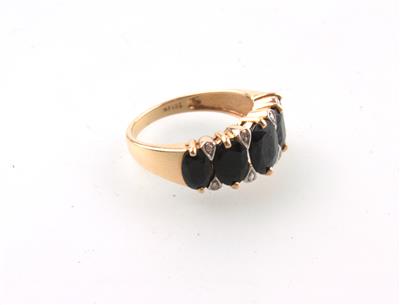 Saphir Diamant Ring - Jewellery