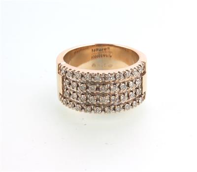 Brillantdamenring zus. ca. 0,60 ct - Schmuck und Uhren Onlineauktion