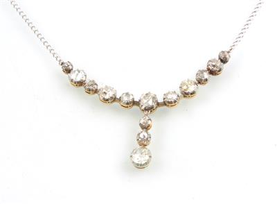 Diamant Collier - Schmuck und Uhren online auction
