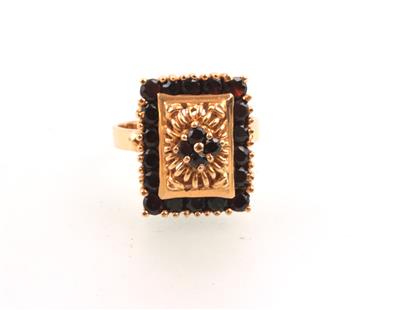 Granatring - Schmuck und Uhren online auction