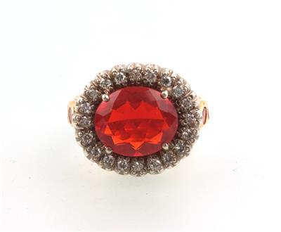 Feueropal Ring - Klenoty