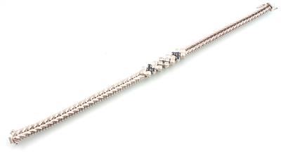 Brillant Saphir Armband zus. ca. 0,50 ct - Jewellery