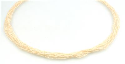 Grießperlen Collier - Schmuck und Uhren