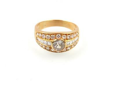 Diamant-Brillant Ring zus. ca. 1,30 ct - Klenoty