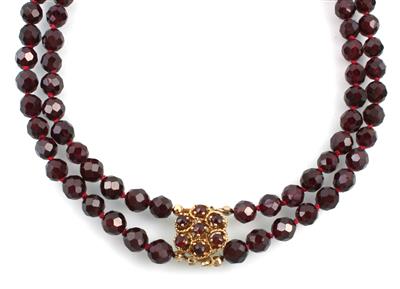 Granatcollier - Schmuck und Uhren