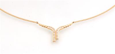 Brillant Collier ca. 0,40 ct - Schmuck und Uhren