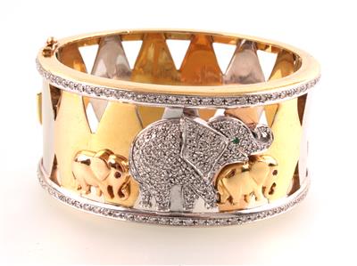 Brillantarmreif Elefanten - Jewellery