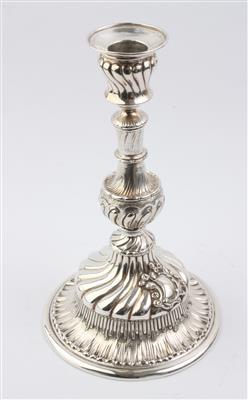 Einflammiger Kerzenleuchter - Weihnachtsauktion - Historischer Schmuck und Silber