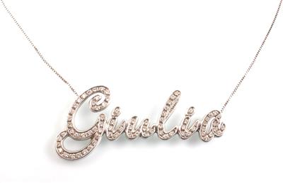 Brillcollier "Giulia" zus. ca. 0,75 ct - Weihnachtsauktion - Juwelen und Schmuck