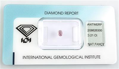 Natural Fancy Diamond 0,21 ct - Christmas auction II