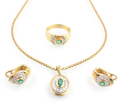 Smaragd Schmuckgarnitur - Jewellery and watches