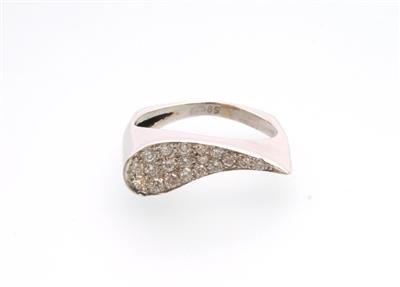 Brillantring zus. ca. 0,35 ct - Schmuck und Uhren