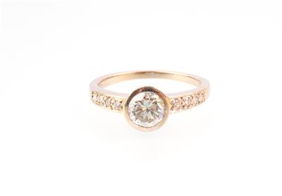 Brillantring zus. ca. 1,05 ct - Jewellery and watches