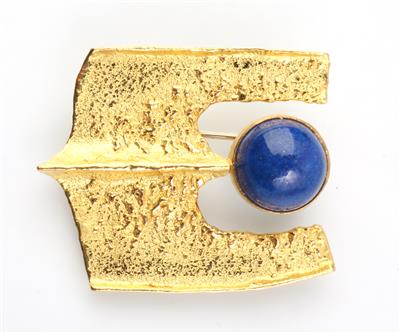 Lapislazuli Brosche - Schmuck und Uhren