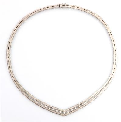 Brillantcollier - Schmuck und Uhren