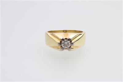 Brillant Ring ca. 0,30 ct - Jewellery and watches