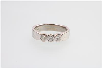 Brillant Ring zus. ca. 0,45 ct - Jewellery and watches