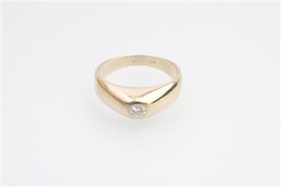 Solitärring ca.0,15 ct - Jewellery and watches