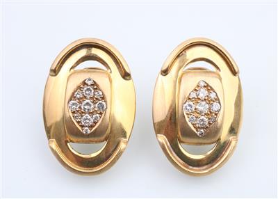 Brillant Ohrsteckclips zus. ca. 0,75 ct - Gioielli e orologi