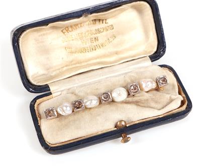 Diamant Kulturperlen Stabbrosche - Jewellery and watches