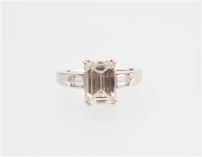 Diamantdamenring zus. ca. 3,10 ct - Klenoty a náramkové