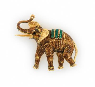 Brosche "Elefant" - Schmuck und Uhren