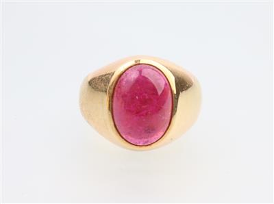 Rubelit Ring - Schmuck und Uhren