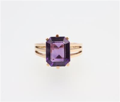 Amethystring ca. 3,20 ct - Gioielli e orologi