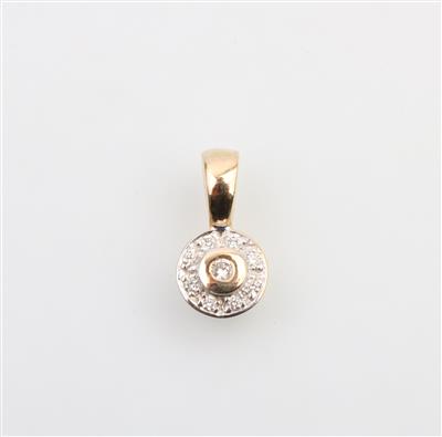 Brillantanhänger zus. ca. 0,10 ct - Gioielli e orologi