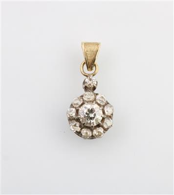 Diamant Anhänger zus. ca. 0,60 ct - Gioielli e orologi