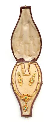 Biedermeier Demi Parure - Juwelen und Schmuck