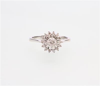 Brillant Diamant Ring zus. ca.0,20 ct - Vánoční aukce