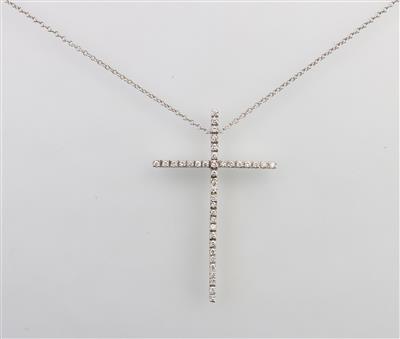 Brillant Kreuz zus. ca. 0,20 ct - Juwelen und Schmuck