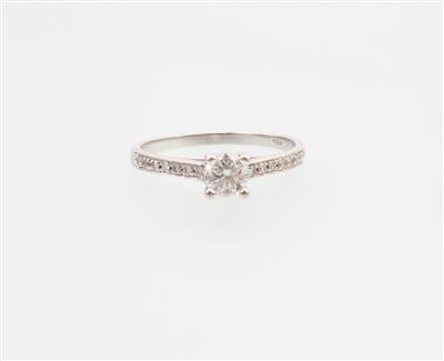 Brillant Ring zus. 0,45 ct - Vánoční aukce