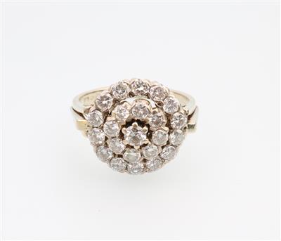 Brillantdamenring zus. ca. 1,55 ct - Christmas auction