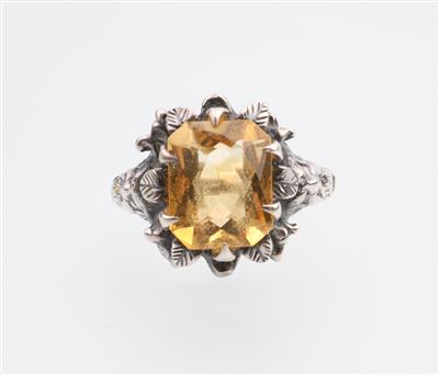 Citrinring ca. 3,50 ct - Vánoční aukce