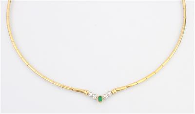 Smaragd Brillant Collier - Christmas auction