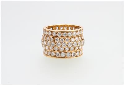 Brillant Ring zus. ca. 5 ct - Jewellery and watches