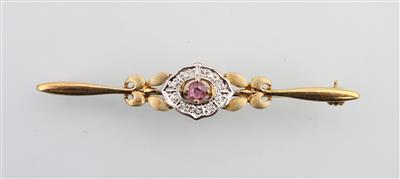 Rubin Diamantstabbrosche - Jewellery and watches