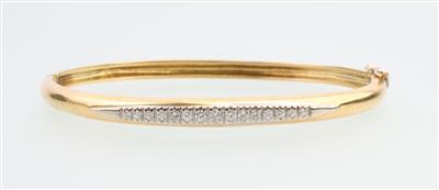 Brillant Armreif zus. ca. 0,25 ct - Jewellery and watches