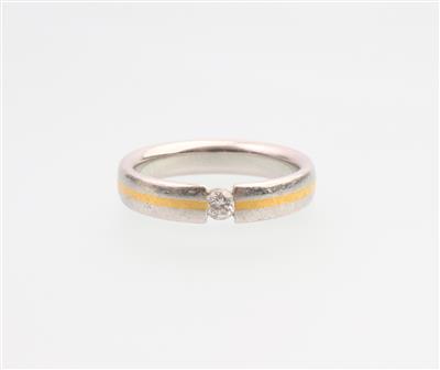 Brillant Ring 0,12 ct - Jewellery and watches