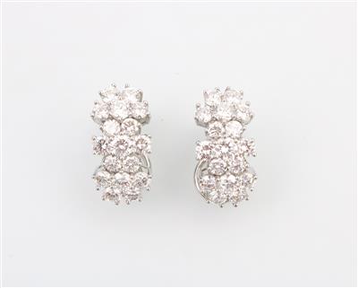 Brillantohrclips zus. ca. 2,80 ct - Gioielli e orologi