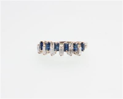 Diamant Saphir Ring - Gioielli e orologi