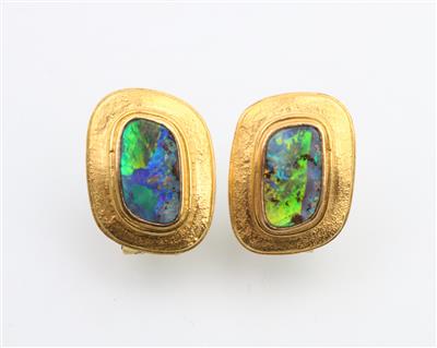 Opal Ohrclips - Velikonoční aukce