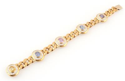 Saphir Brillantarmkette - Easter Auction