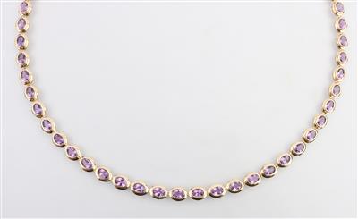 Amethystcollier - Schmuck und Uhren